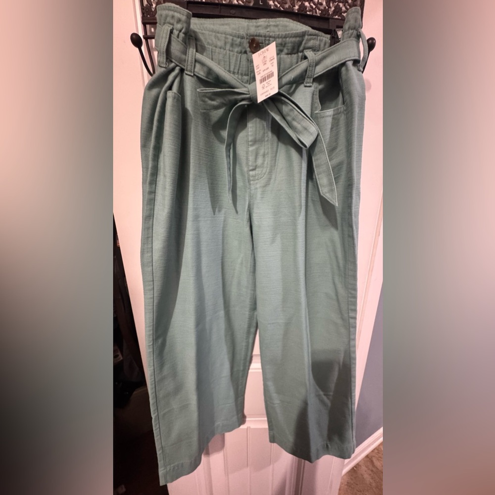 J. Crew Women's Sage Green Cropped Pants NWT